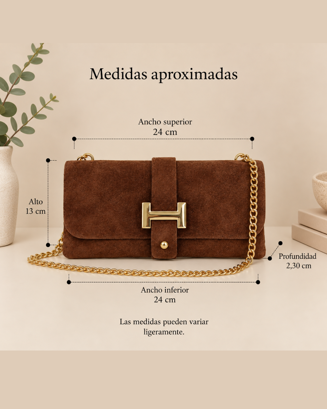 Women's Italian Suede Crossbody Bag