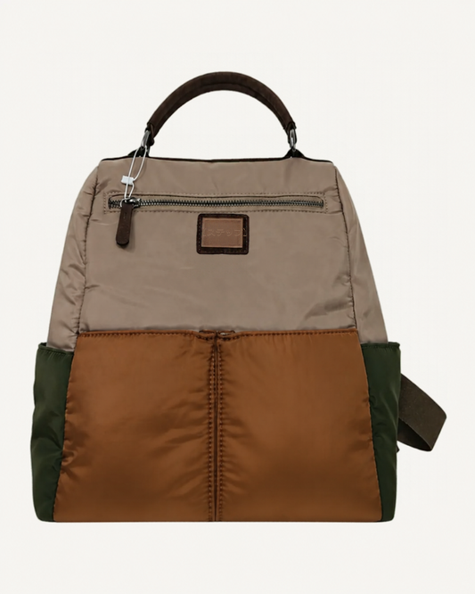 Diebstahlsicherer Damenrucksack, wasserabweisend, mit vielen Fächern, Nylon
