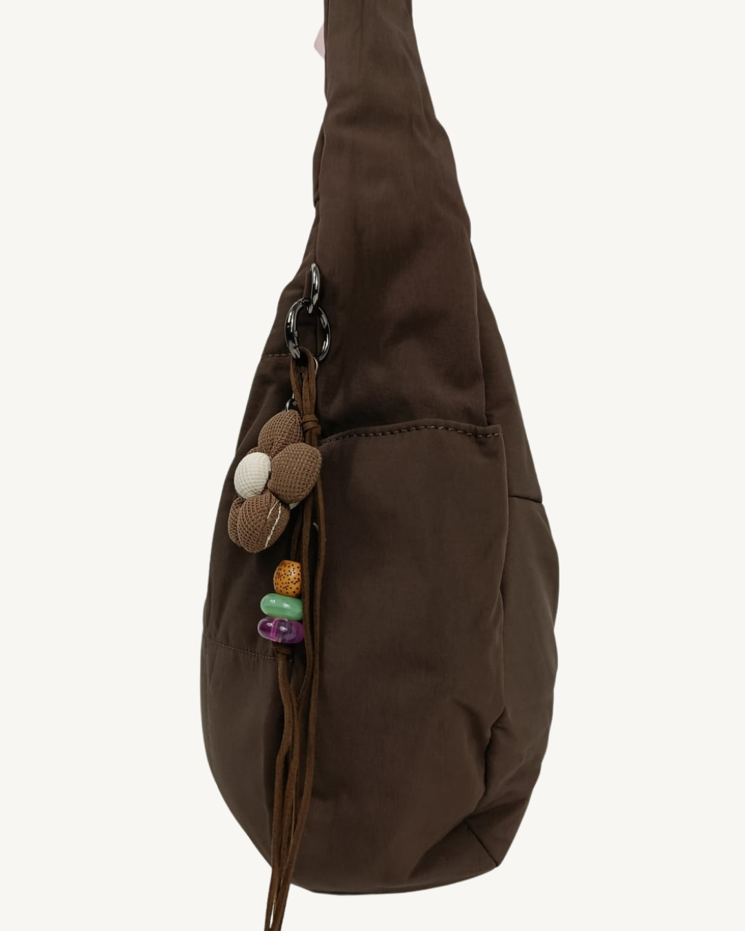 Women's Padded Nylon Hobo Bag Large Multi-pocket Crossbody