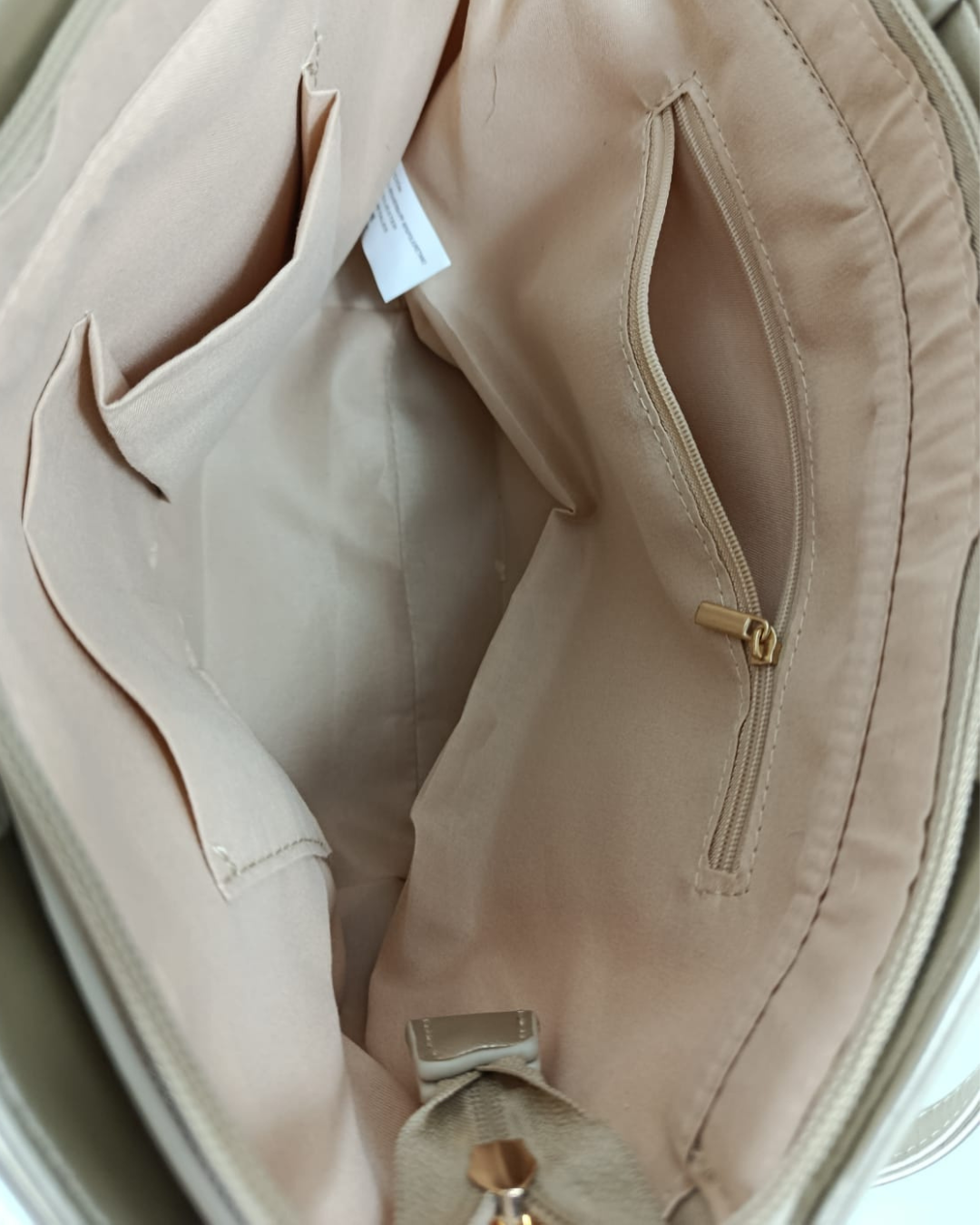 Bolso Capazo Rafia Metalizado con Bandolera