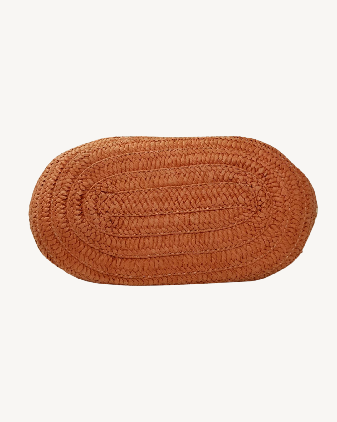 Bolso Shopper Trenzado con Beige Mujer Verano