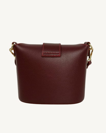 Borsa a tracolla in vera pelle da donna