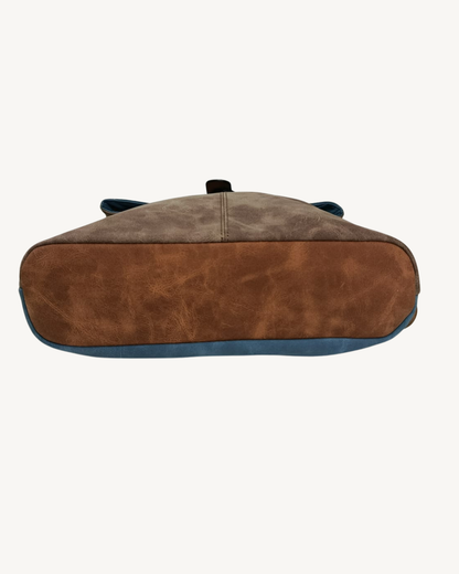 Mochila Vintage Italiana Roll Top Extensible e Impermeable para Laptop 17"