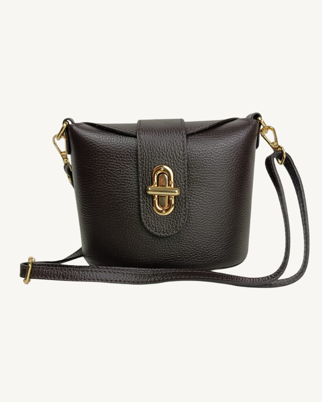 Borsa a tracolla in vera pelle da donna
