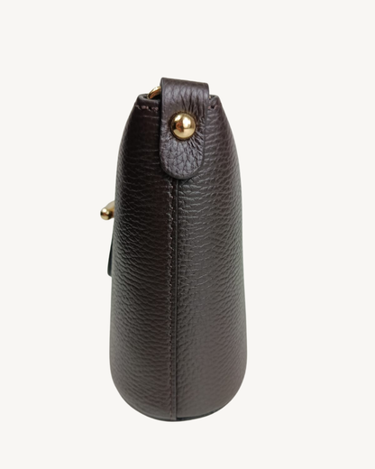 Borsa a tracolla in vera pelle da donna