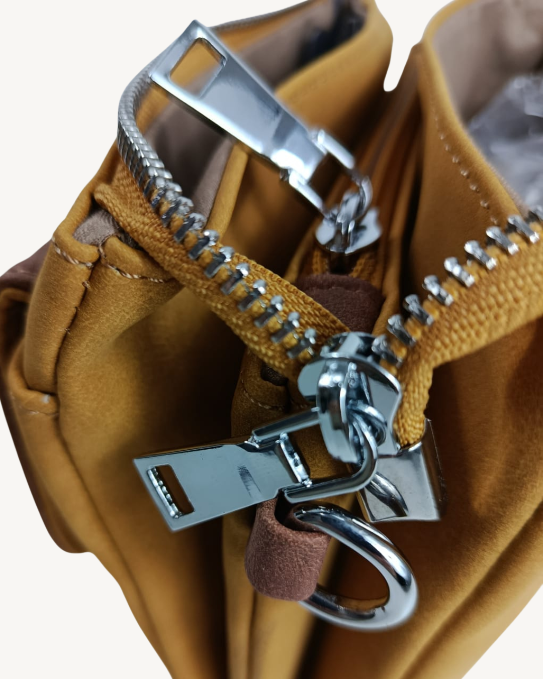 Bandolera hombre pequeña multibolsillo