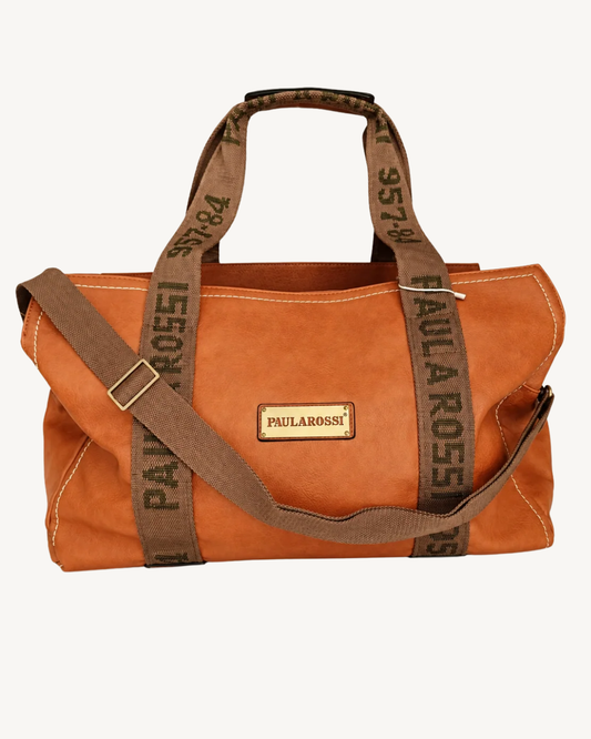 Grand sac cabas beige de voyage