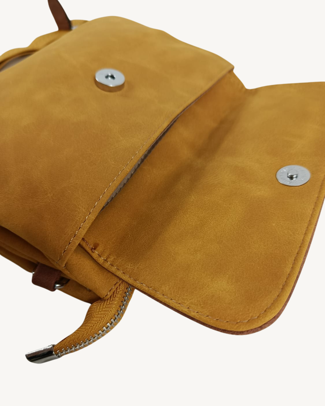 Bandolera hombre pequeña multibolsillo