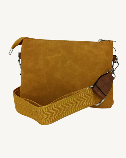 Bandolera hombre pequeña multibolsillo
