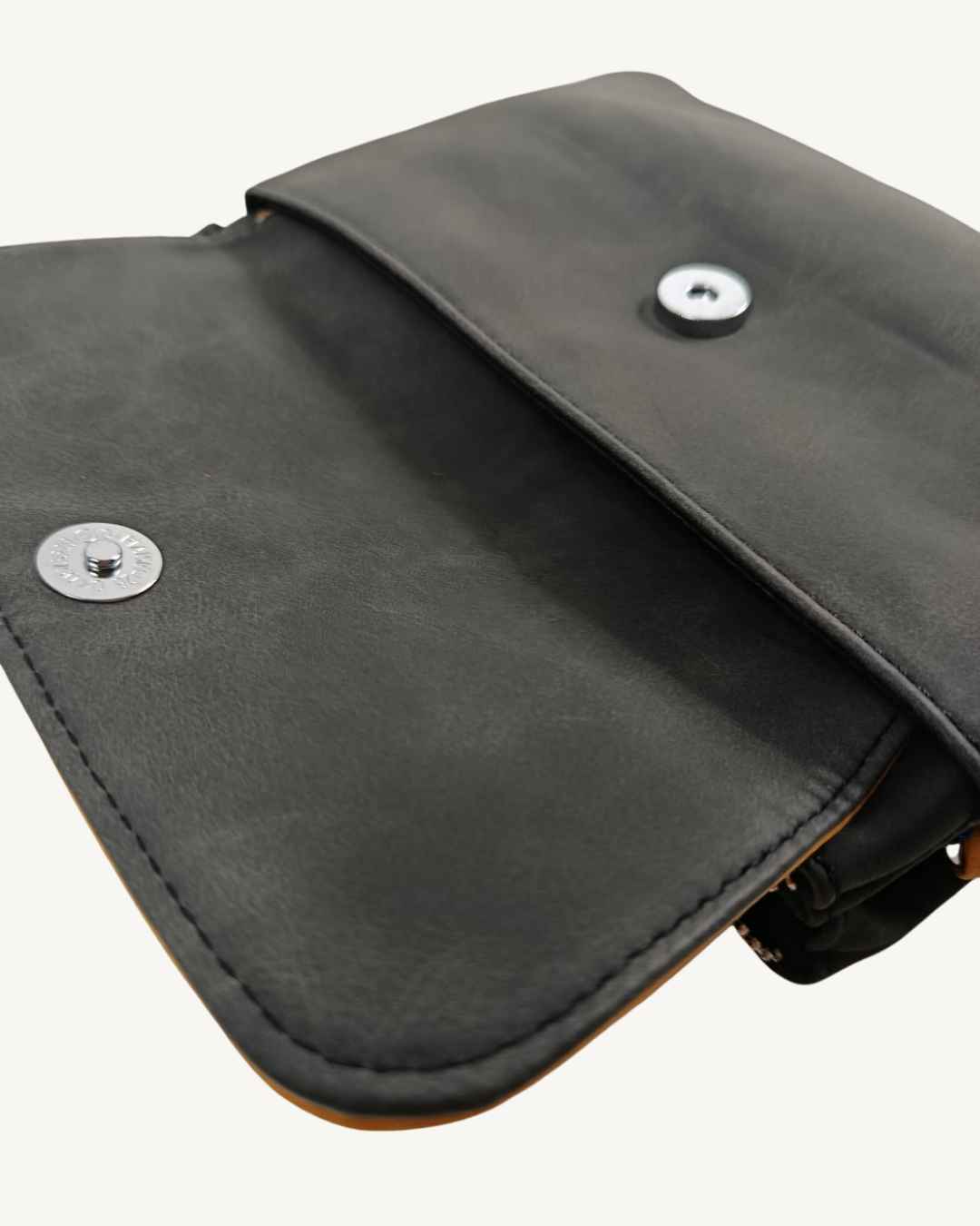 Bandolera hombre pequeña multibolsillo