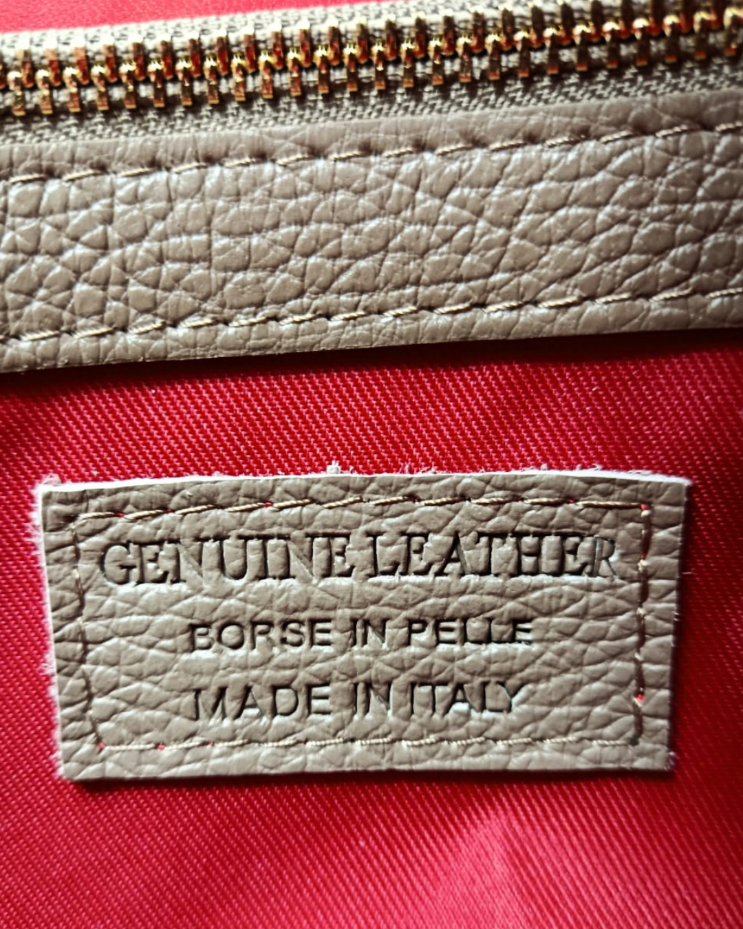 Bolso de Piel Italiano de Mano Bandolera Elegante Made in Italy