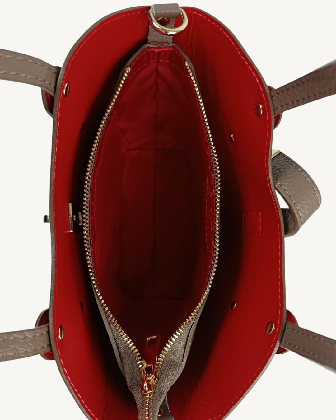 Bolso de Piel Italiano de Mano Bandolera Elegante Made in Italy