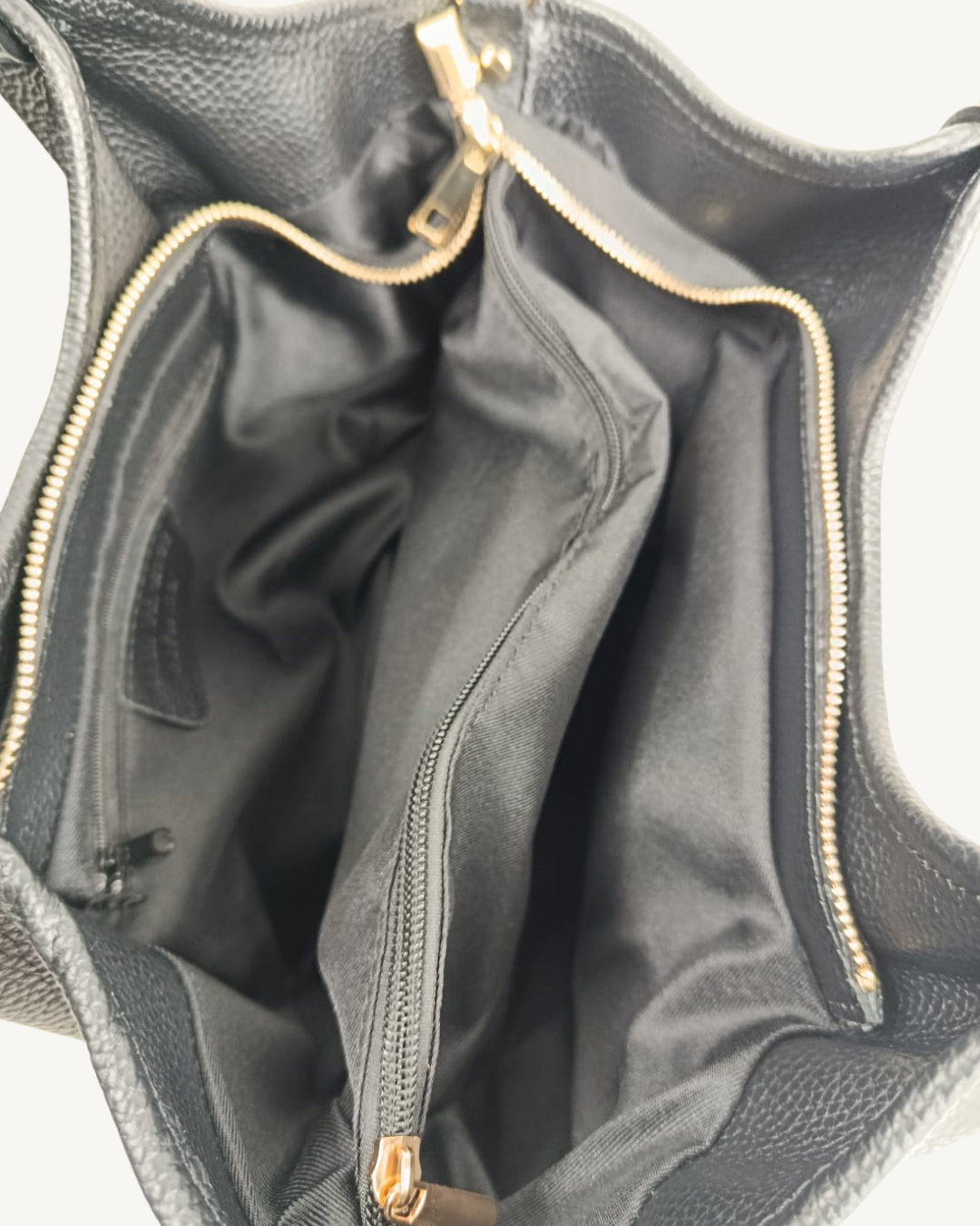 Bolso de Piel Italiano para Mujer con Asa de Mano y Bandolera