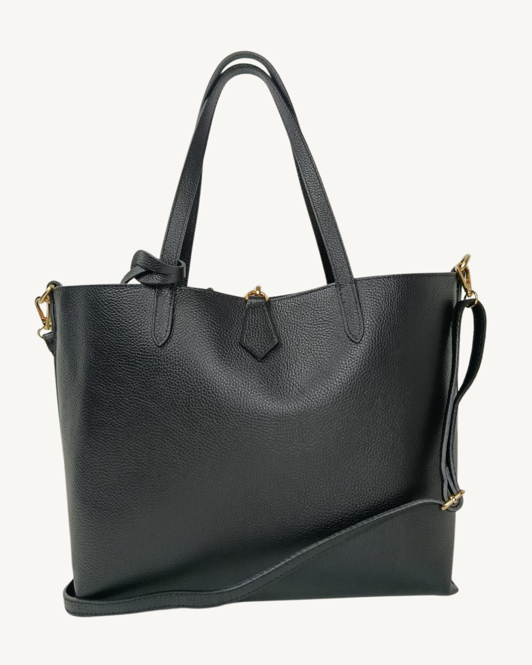 Bolso Shopper Mujer de Piel Italiana para Portátil 15.6