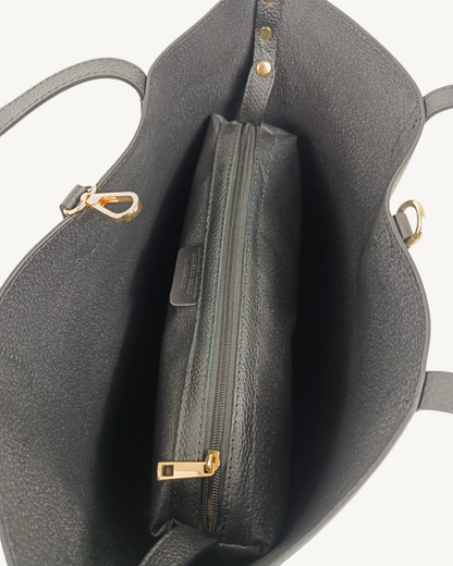 Bolso Shopper Mujer de Piel Italiana para Portátil 15.6