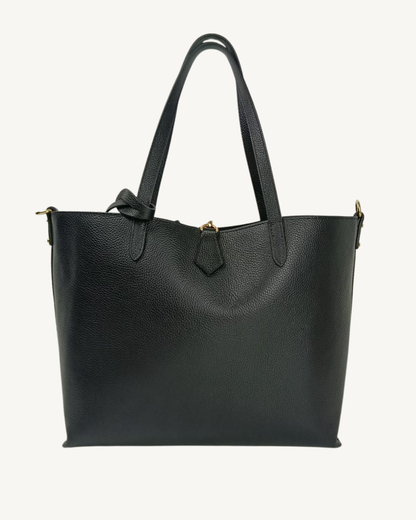 Bolso Shopper Mujer de Piel Italiana para Portátil 15.6