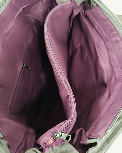 Bolso Acolchado Grande Mujer para Portátil 15,6" Impermeable