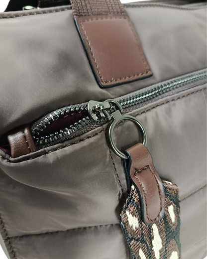 Bolso Acolchado Grande Mujer para Portátil 15,6" Impermeable