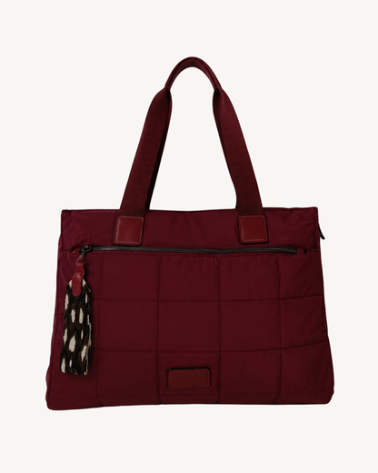 Bolso Acolchado Grande Mujer para Portátil 15,6" Impermeable