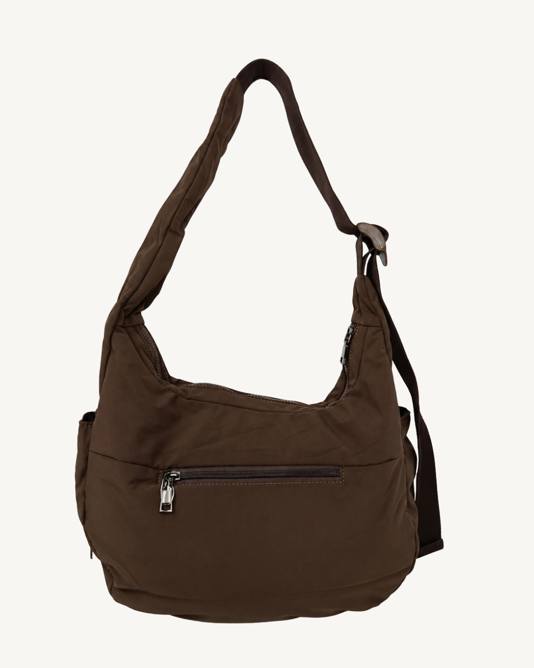 Women's Padded Nylon Hobo Bag Large Multi-pocket Crossbody