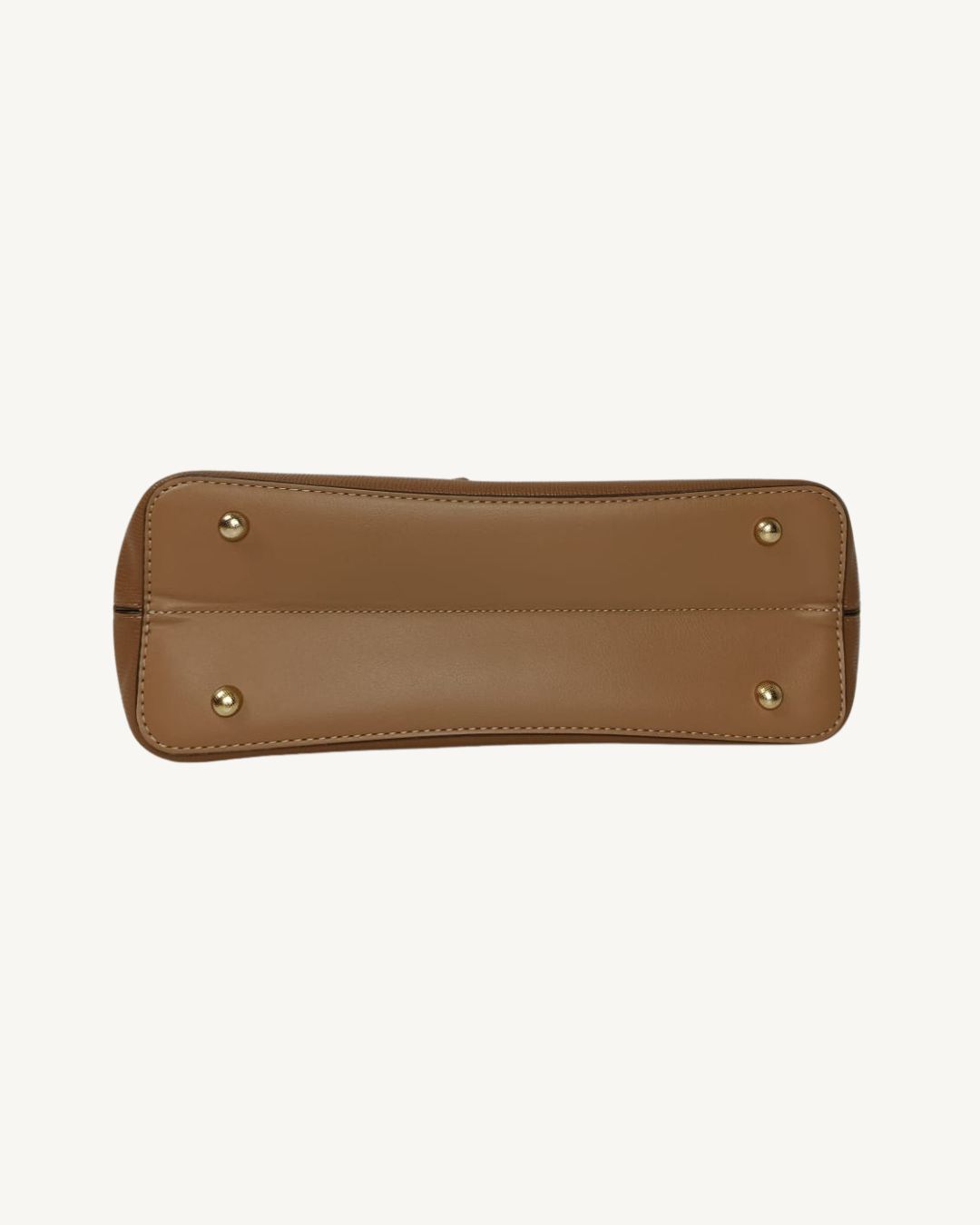 Bolso de Mano Camel Mujer Piel Sintética con Bandolera