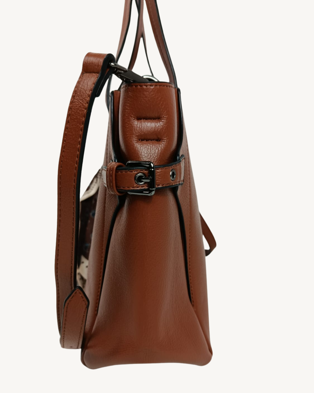 Bolso de Mano Mujer Grande Piel Sintética con Bandolera