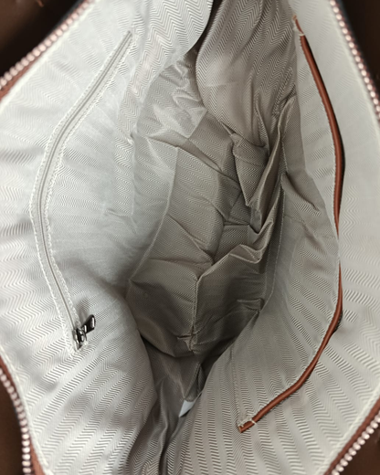 Bolso de Mano Mujer Grande Piel Sintética con Bandolera