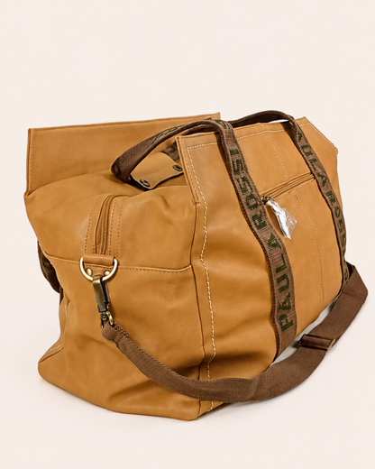 Bolso Tote Grande Camel para viaje