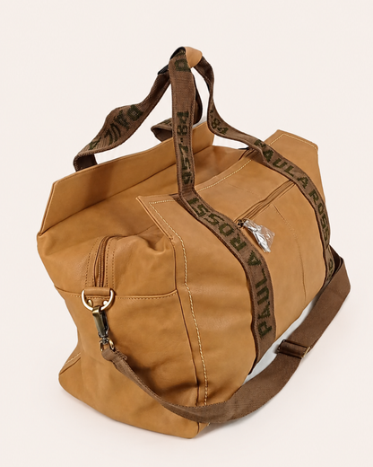 Bolso Tote Grande Camel para viaje