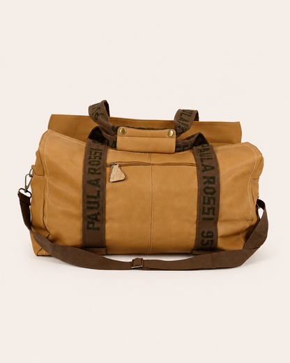 Bolso Tote Grande Camel para viaje
