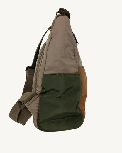 Diebstahlsicherer Damenrucksack, wasserabweisend, mit vielen Fächern, Nylon
