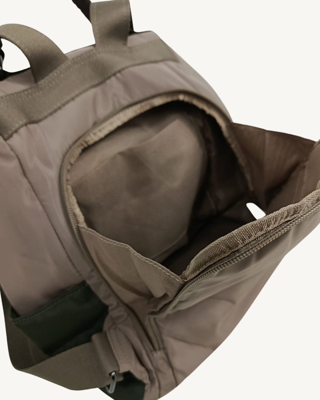 Diebstahlsicherer Damenrucksack, wasserabweisend, mit vielen Fächern, Nylon