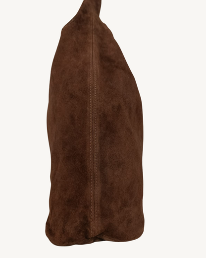 Damen-Hobo-Tasche aus Wildleder