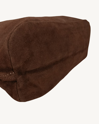 Bolso de ante para mujer con asa de hombro
