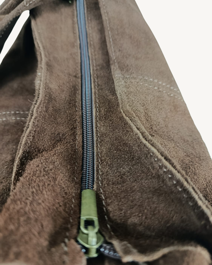 Damen-Hobo-Tasche aus Wildleder
