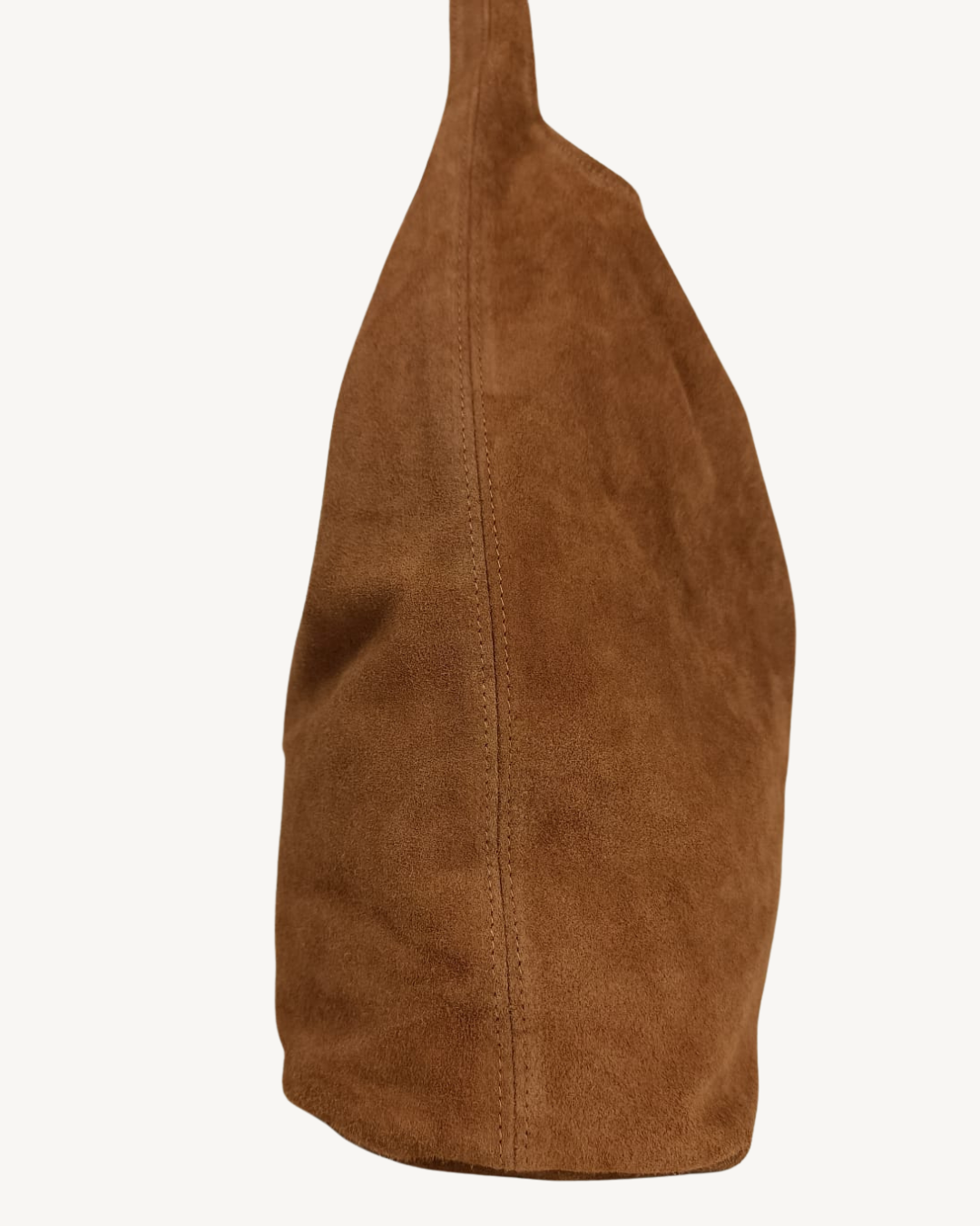 Bolso hobo grande de ante para mujer