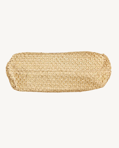 Goldene Basttasche