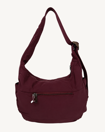 Women's Padded Nylon Hobo Bag Large Multi-pocket Crossbody