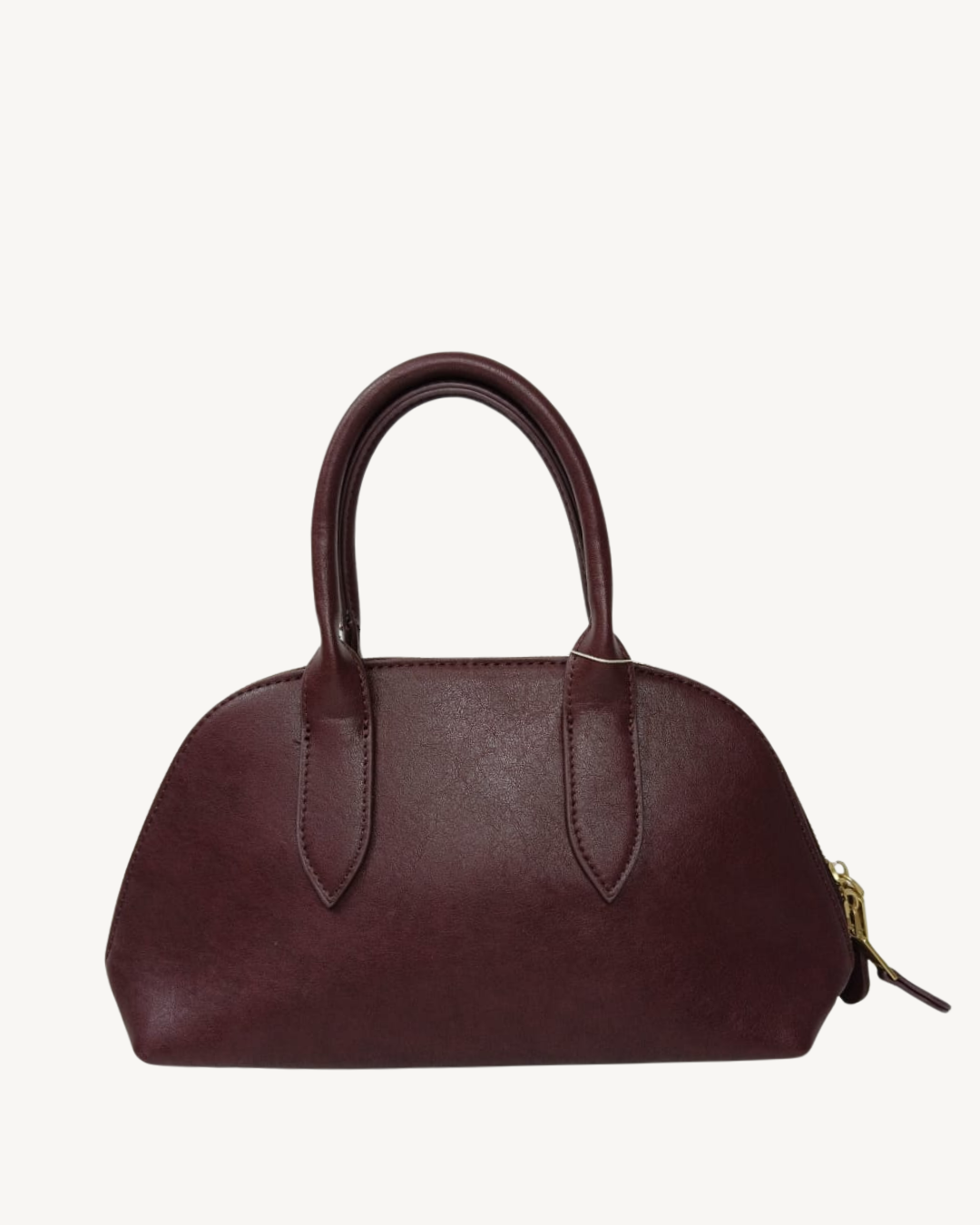 Bolso Bowling Camel Vintage Elegante