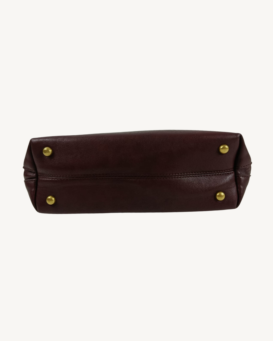 Bolso Bowling Camel Vintage Elegante
