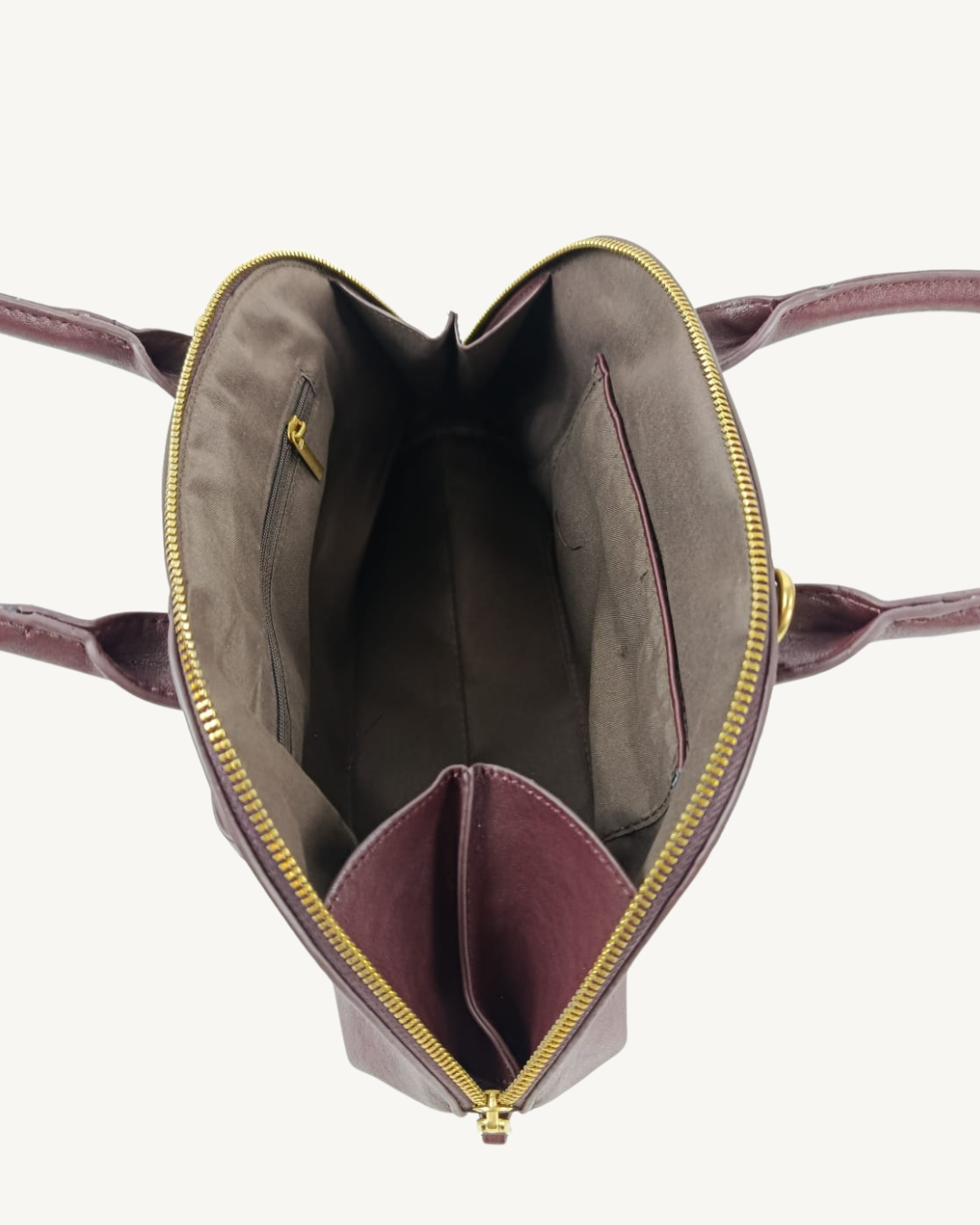 Bolso Bowling Camel Vintage Elegante