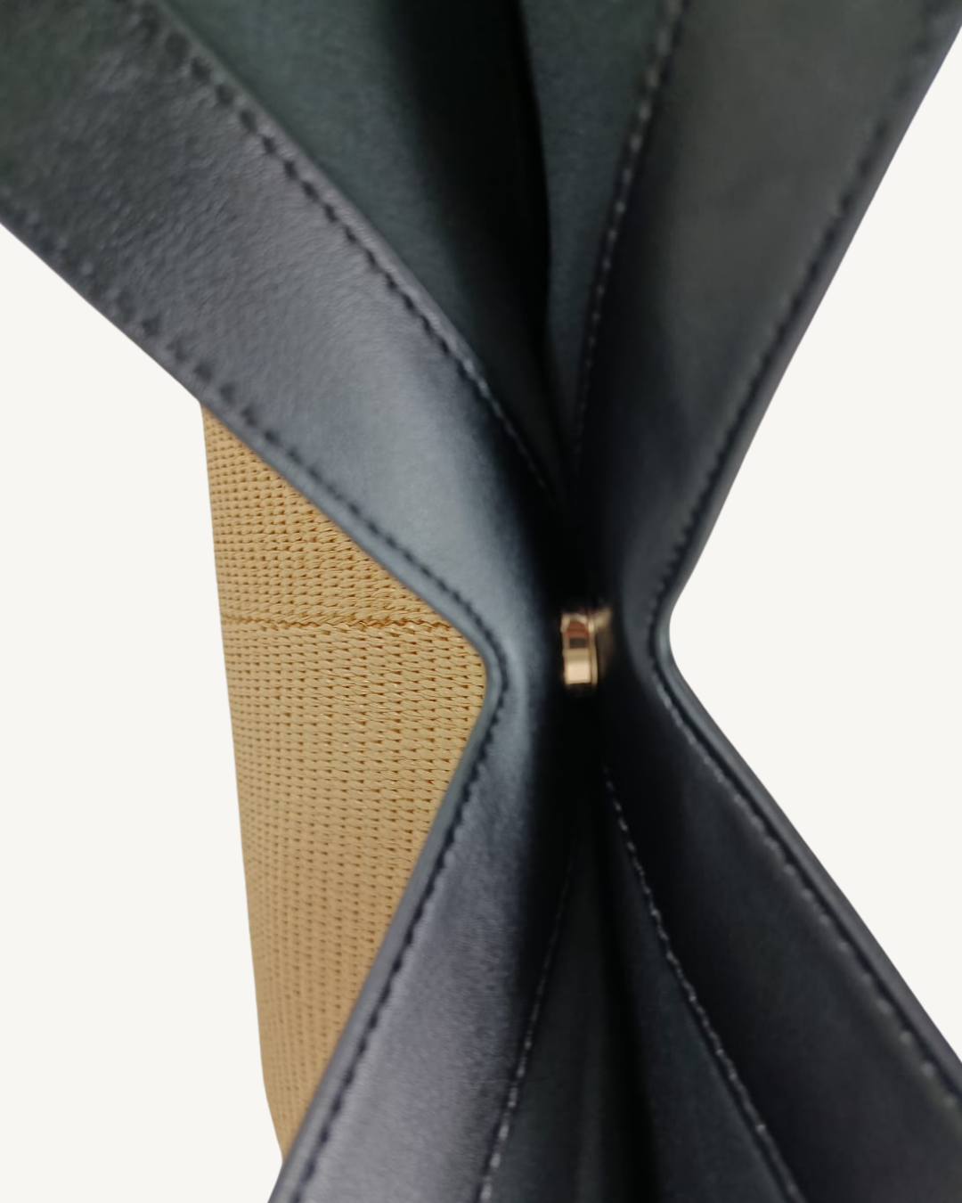 Bolso Shopper Grande de Rafia Beige