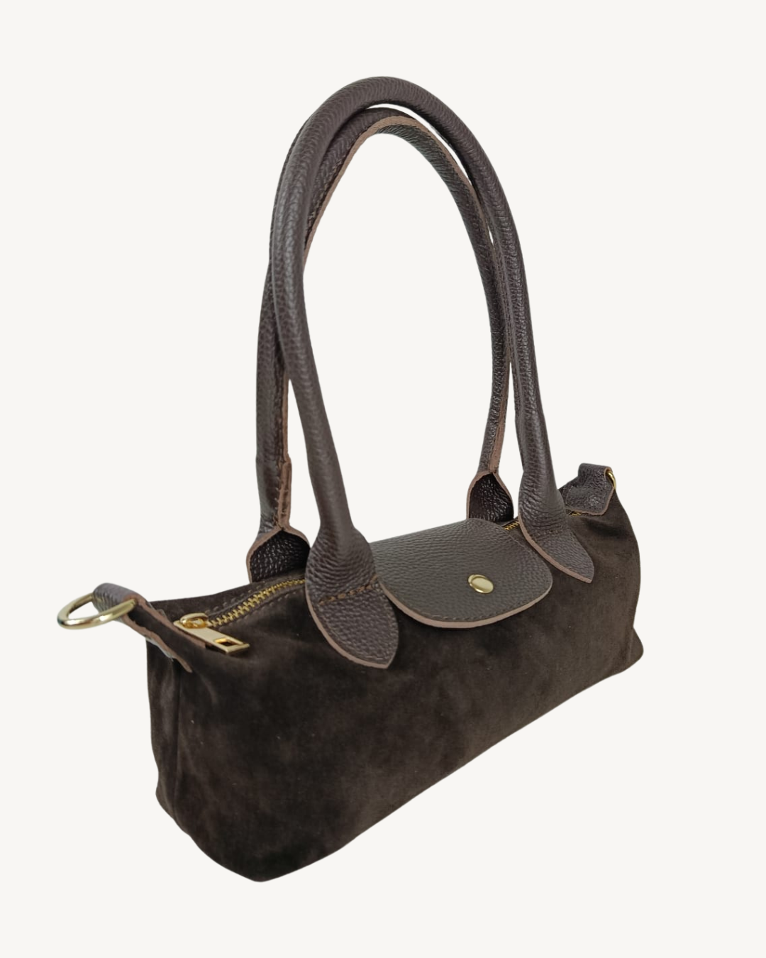 Sac Teckel en daim pour femme