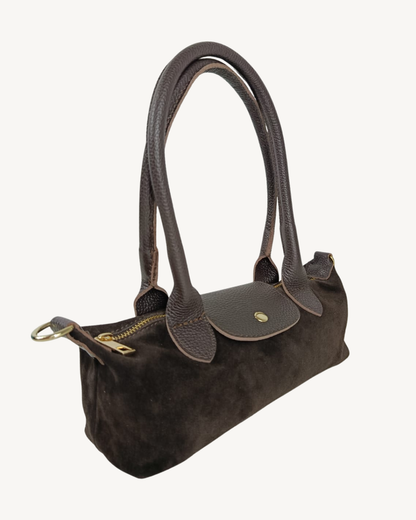 Sac Teckel en daim pour femme