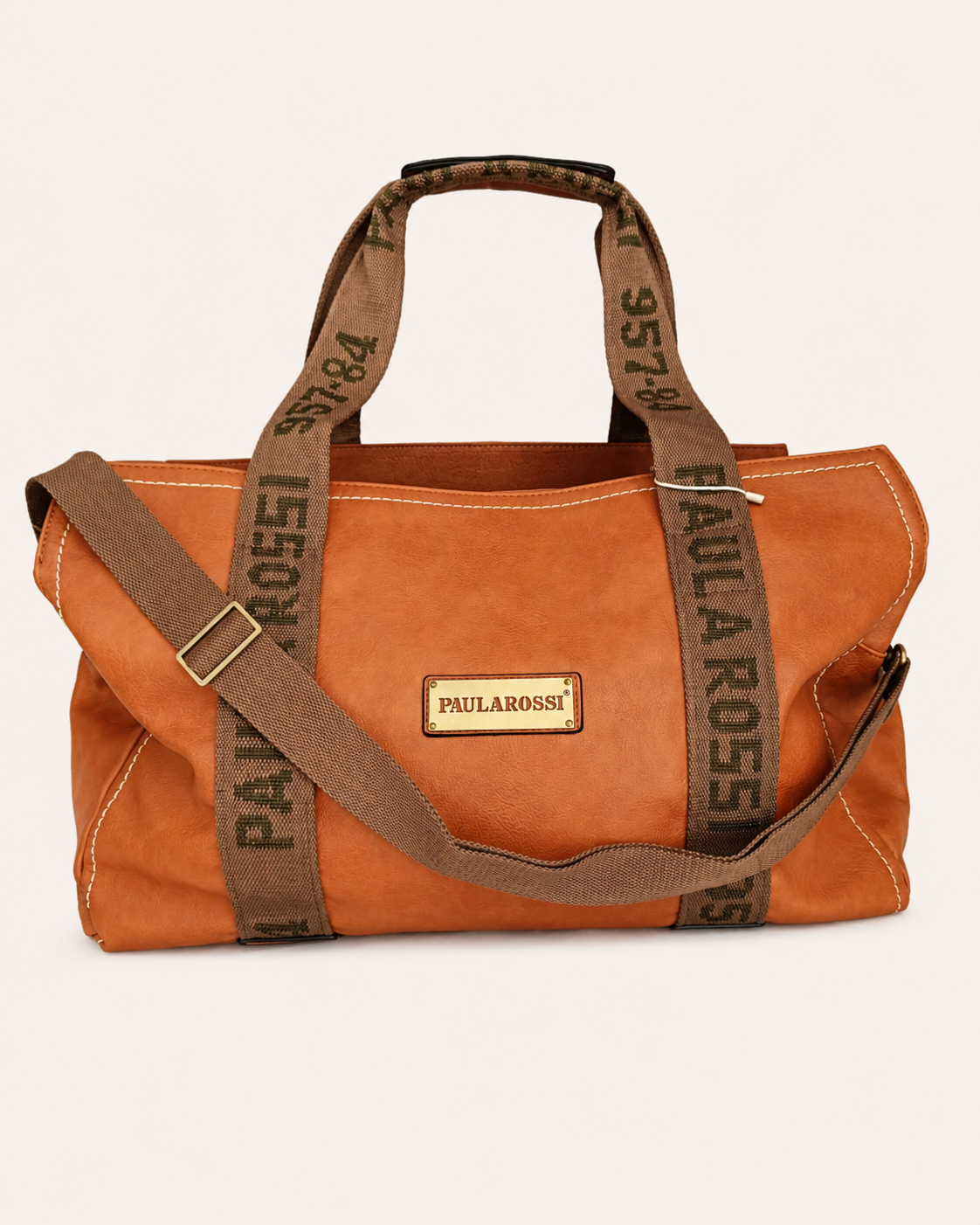 Bolso Tote Grande Camel para viaje