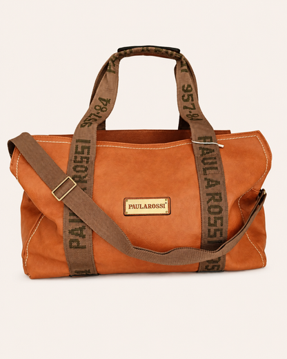 Bolso Tote Grande Camel para viaje