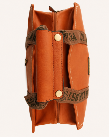 Bolso Tote Grande Camel para viaje