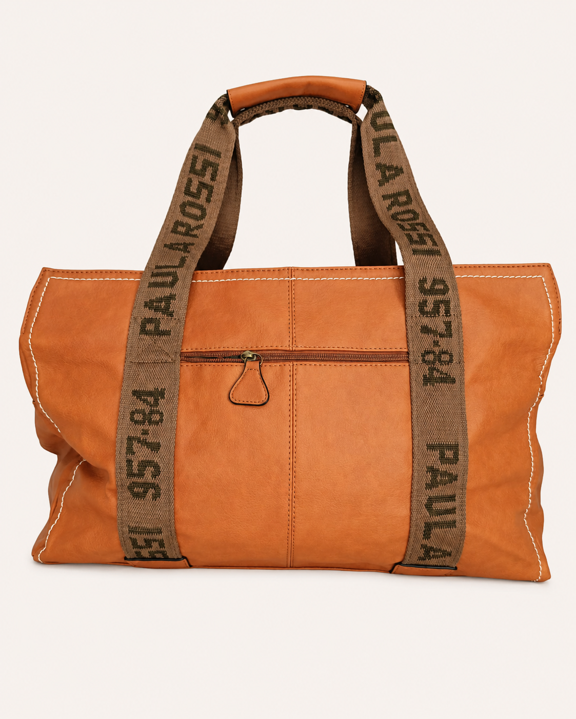 Bolso Tote Grande Camel para viaje