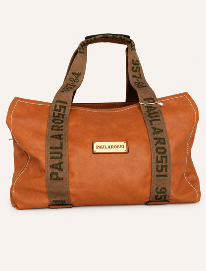 Bolso Tote Grande Camel para viaje