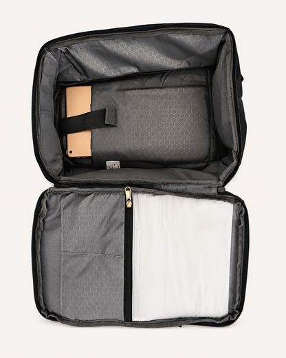 Mochila negra para cabina Rayanair